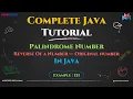 Palindrome Number In Java Explained Step-by-Step Master In Looping in Java