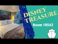 Disney Treasure l Deluxe Oceanview Stateroom with Veranda Category 05A l Room 10542 l Full Tour
