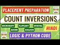 Count Inversions in Array Data Structure Algorithms Placements Coding Interview Question 8