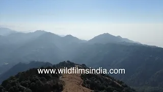 Jwala Devi Temple on Benog Hill overlooking the Himalayan ranges