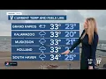 Wednesday Late PM Forecast Breezy and cold overnight