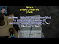 Lagu Honey - Bobby Goldsboro(1968)(Karaoke Sing-A-Long Lyrics \u0026 Guitar Chords) #oldies #vinyl #gold #rare