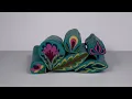 How to make a polymer clay fabric cane
