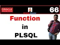 Apps Technical 66 Function in PLSQL Use of Function Syntax of Function Types of Function