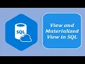 SQL Interview Question and Answers View and Materialized View in SQL