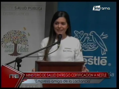 Ministerio de Salud entregó certificación a Nestlé Empresa amiga de la lactancia