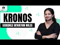 Schedule Deviation Rules In Kronos Punch Round Rules In Kronos Kronos Shift Rules Upptalk