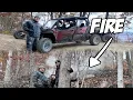 We Found an UNDERGROUND FIRE on Buffalo Mountain Trail System Hatfield McCoy