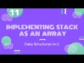 Stack as an array Data Structures in C