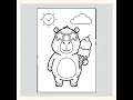 Keep Kids Busy Capybara Summer Coloring Pages