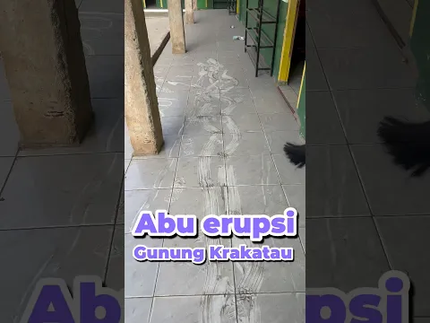 Abu erupsi Gunung Krakatau #minivlog #anakdesa #comedy