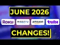 Big Streaming TV Changes for June 2026