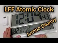 LFF Atomic Wall Clock LWC215 4 5 Numbers Outdoor Temperature Digital Battery Operated QUICK REVIEW