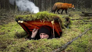 Building a Secret Underground Survival Shelter with a Periscope Bushcraft Dugout