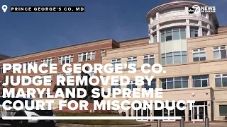 Prince George s County judge removed by Maryland Supreme Court for misconduct