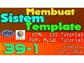 Membuat Sistem Template 39 1 Fungsi Select Javascript Menambah Value PHP MySQL CSS Tutorial Ser