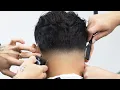 TEACHING BEGINNER BARBER HOW TO TAPER FADE BEST TAPER FADE TUTORIAL