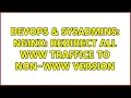DevOps SysAdmins Nginx Redirect all www traffice to non-www version 2 Solutions