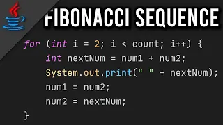 Fibonacci Sequence in JAVA simple easy