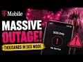 T-Mobile Outage Leaves Thousands in SOS Mode Massive Network Failure Across the U S