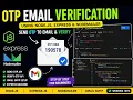 Node js OTP Email Verification using Nodemailer Express Gmail SMTP Tutorial