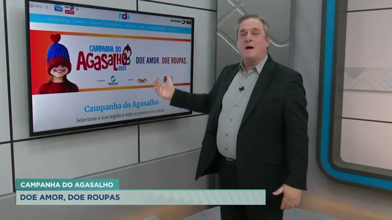 Campanha do Agasalho da NDTV já arrecada doações de roupas para quem precisa