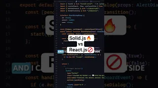 React Developer Tries SolidJS