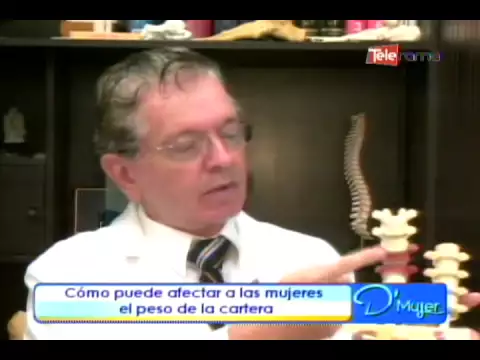 Cómo puede afectar a las mujeres el peso de la cartera