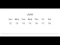 Weekly Calendar View in Android Studio tutorial Step by Step CodeWithKhurshed