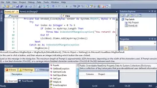 Visual Basic Tutorial 135 Exit Try And Throw