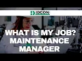 What is My Job Maintenance Manager Part I