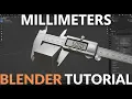 How to Change Units to Millimeters in Blender