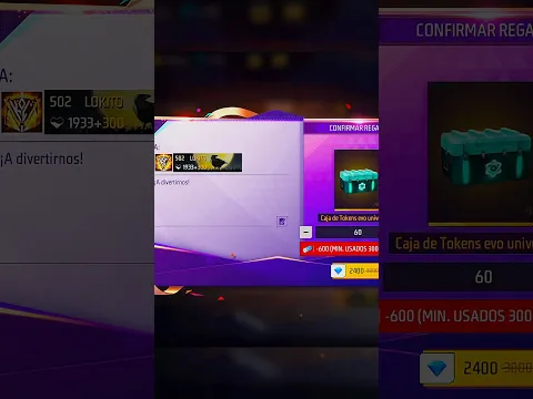 Garena me envía diamantes, quieren la scar ? ❤️🫪 #freefire #tiayoshy #garena #fly #tiayoshymillonar