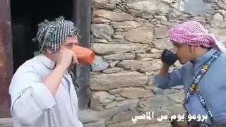 لقطة من حياة الماضي من جنوب المملكة العربية السعودية دندنها