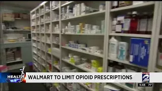 Health Headlines Walmart to limit opiod prescriptions