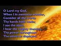 Download Lagu How Great Thou Art (O Lord my God) {3vv - Spring Harvest} [with lyrics for congregations]