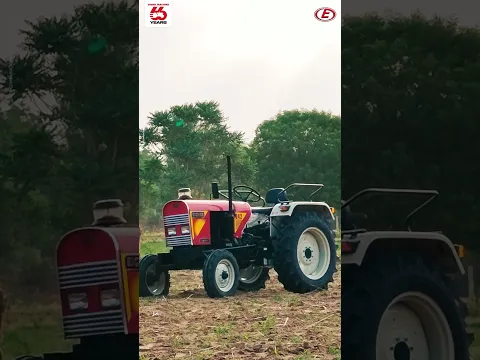 सुबह की ठंड, हाथ में चाय और खेत में अपना 242... बस यही सुकून है। #EicherTractor