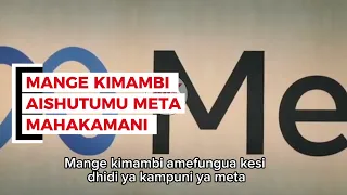 Mange Kimambi aiburuza Mahakamani META kisa kumfungia akaunti take za instagram