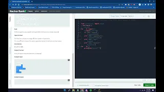 HackerRank Python Problem collections deque Competitive Programing With Python Codolearn