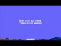 @carrieunderwood  - Wasted (Lyrics)