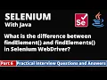 Part6-Selenium with Java Tutorial Practical Interview Questions and Answers
