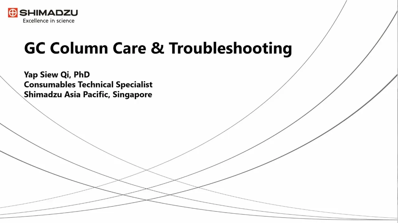 GC Columns Care & Troubleshooting