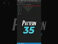 PATTERN-35 Reverse Alphabet Pyramid pattern in C programming