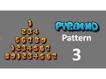 8 Pyramid Pattern Print with ALPHABETS DIGITS - Part 06 C language