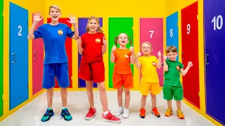 تحدي 10 أبواب مع خمسة أطفال 