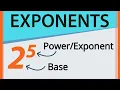 Introduction To Exponents Exponents and Powers Algebra Math Letstute