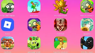 Plant vs Zombies chibi, BowMaster, PVZ Fusion, Plant vs Zombies Survival, Death Park, Drak Riddle
