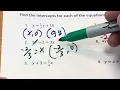 How to Find Intercepts X - and Y-Intercepts Made Easy MatematicaBasica