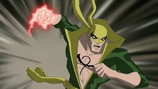 iron fist action scenes from the cartoons compilation 2012 2018 