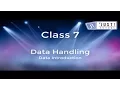 Data Handling Introduction to Data
